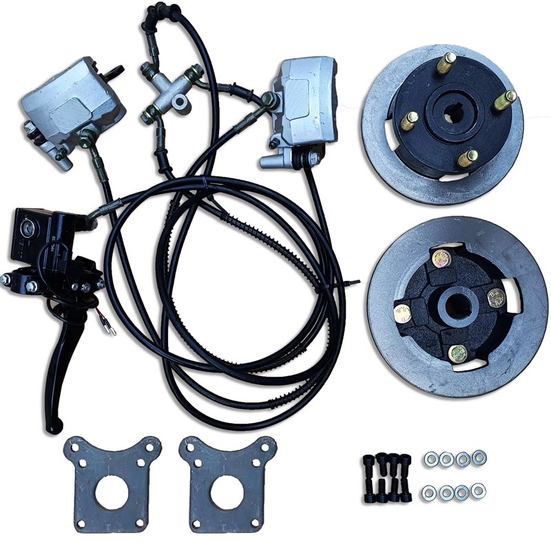 鼓煞改碟煞电动三轮车碟煞改装油煞后桥煞车改装重载电动车碟煞件