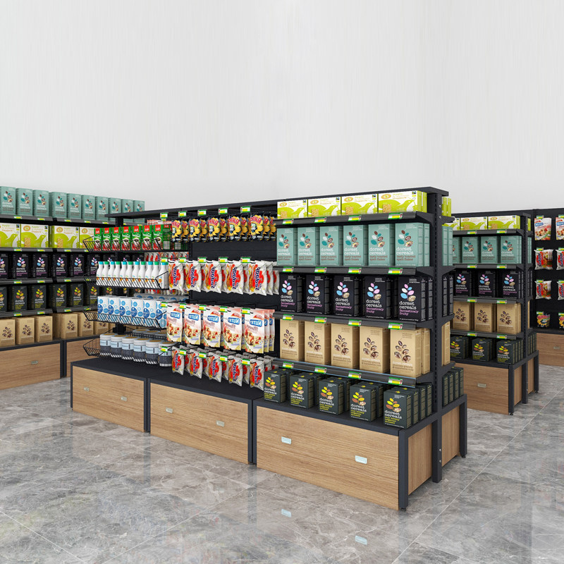 超市挂钩散称零食货架小食品展示架小卖部便利店饮料挂篮款