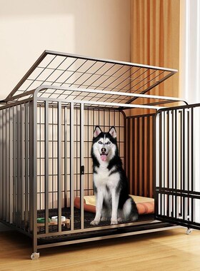 狗笼子中型大型犬室内带所厕边牧拉布拉多金M毛宠物家用小型狗狗