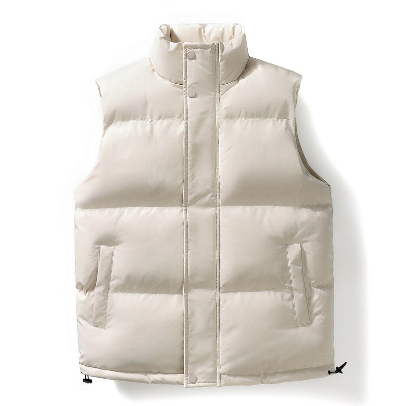 定制印logo工作服男女马甲冬季加厚羽绒棉单位团队大码无袖马夹潮