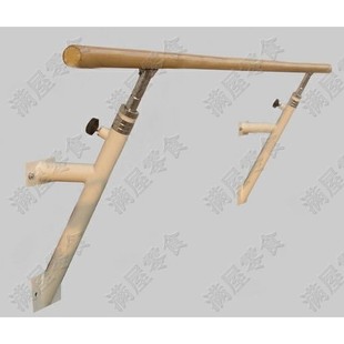 水曲柳舞蹈把杆扶手 舞蹈压腿杆 碰珠式 升降挂墙壁升降式