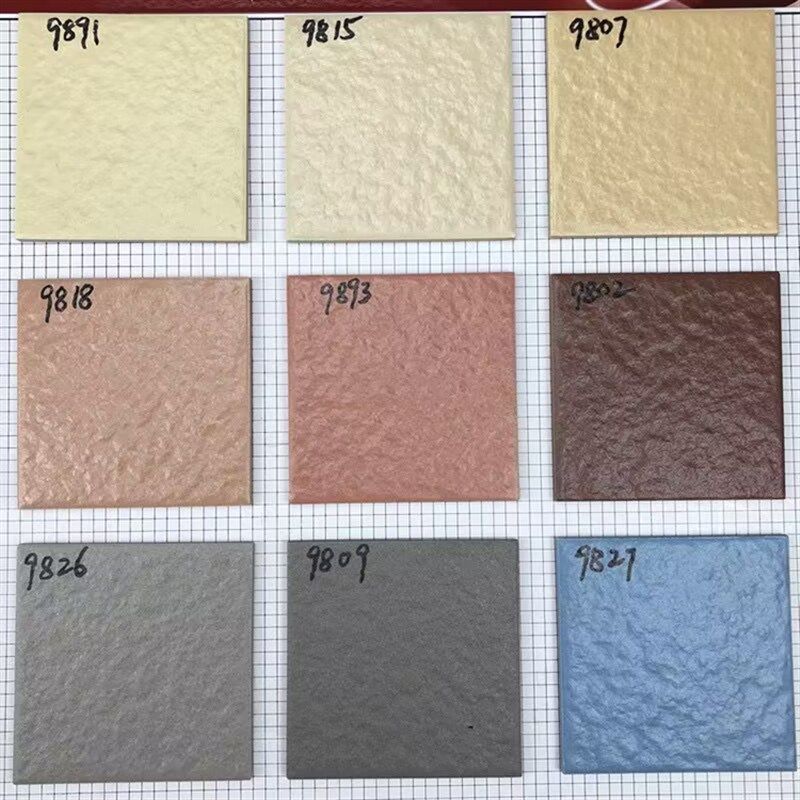 外墙砖哑光麻面通体砖 纸皮砖 别墅瓷砖95 95 纸皮外墙砖墙砖