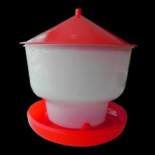 鸡料桶加厚d料筒鸡o用料槽食槽喂食器喂水器鸡鸭鹅鸽子自动下料桶