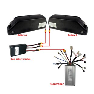 20V-6e0V锂电池组管理系统电动自I行车双电池并联同时放电模块