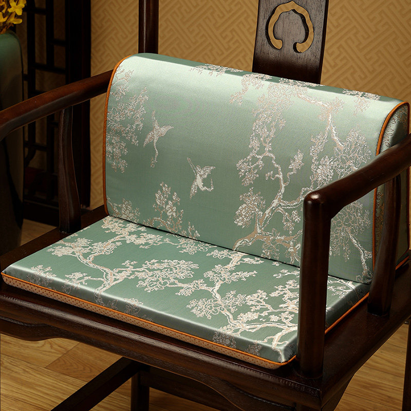 中式腰靠办公椅护腰靠垫枕茶桌椅子腰垫枕沙发座椅W靠背抱枕背靠