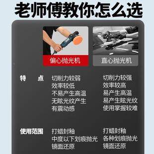 汽车抛光机美容震抛机机DA打蜡偏心复机器漆还面镜震抛机面原划痕