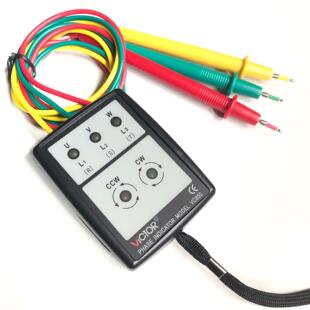 胜利VC850相序表VC850A三相交流电相位检测仪相序测试仪相位计