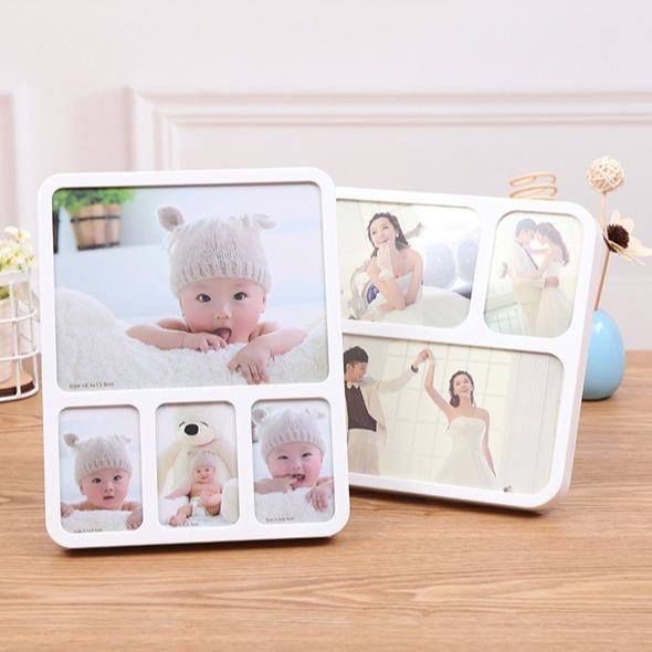 创意组合相框 简约摆台7寸 挂墙婚纱摄影艺术ABS相架 可混批