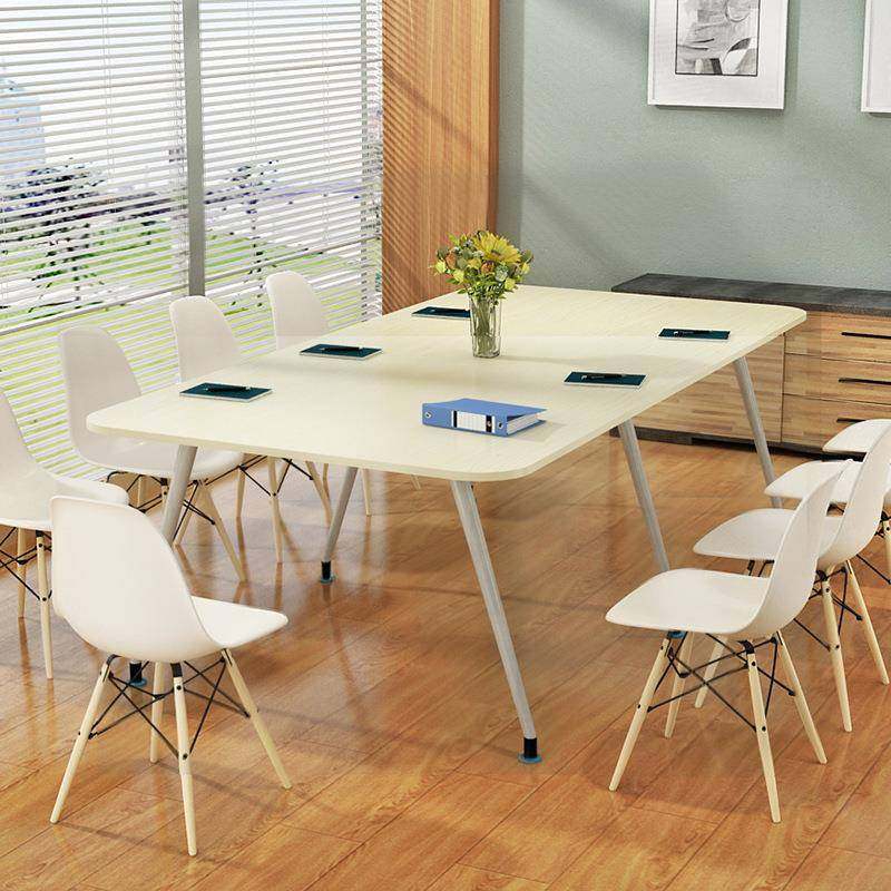 现代会议桌简约长桌洽谈办公桌长方形培训桌简易小型会议桌椅组合