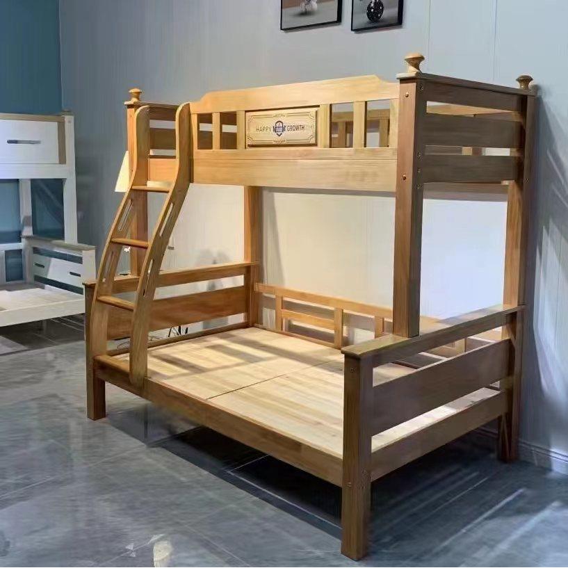 全橡木加厚实木子母床双层床上下床成人高低床儿童床成人母子床