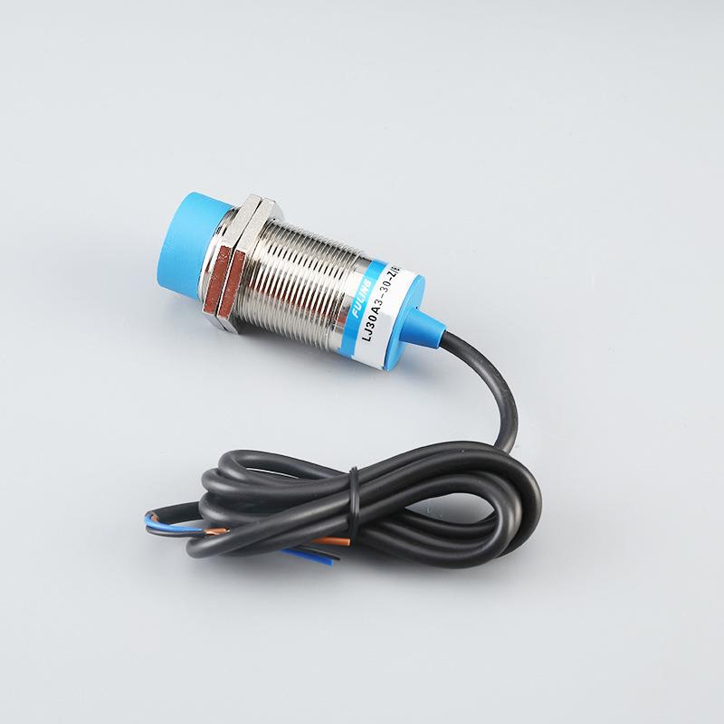 M30远距离接近开关LJ30A3-30-Z/BX三线NPN常开12-24V金属限位传感