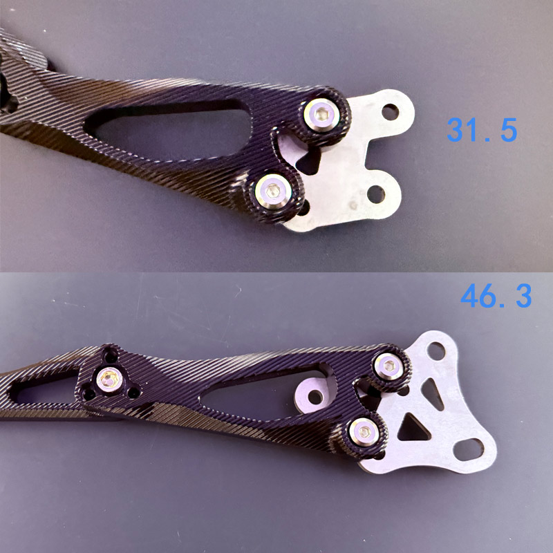 不锈钢可调角度挡泥板支架延长码转接码小牛九号极核电自摩改装