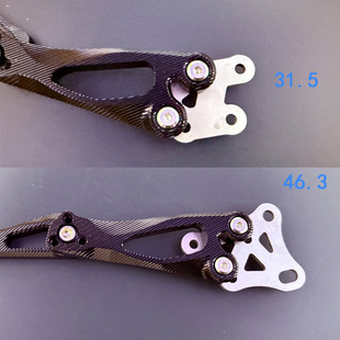 不锈钢可调角度挡泥板支架延长码转接码小牛九号极核电自摩改装