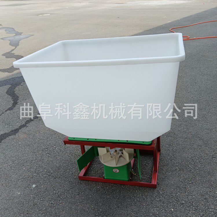 48V农用撒化肥机器电动三轮后挂扬肥机插秧机上挂小型施肥器