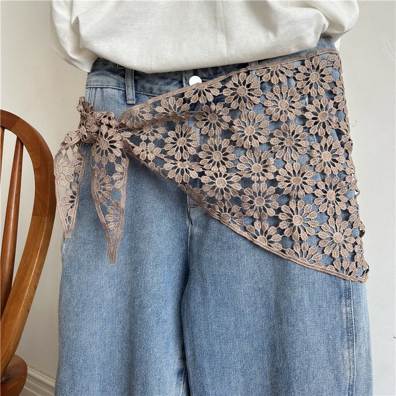 复古蕾丝腰带女三角n巾新款花边丝巾韩系屁帘叠穿罩裙装饰腰间配,服饰配件/皮带/帽子/围巾,腰带/皮带/腰链,淘宝优惠券,粉丝福利购,淘宝优惠卷