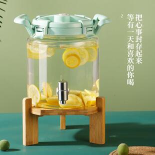 青梅杨梅酿酒罐泡酒专用玻璃瓶青梅汁罐密封罐带龙头泡酒瓶果酒桶