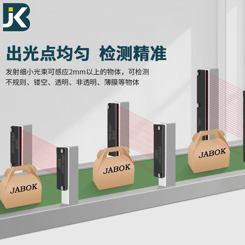 矩形矩阵纤传感器区栅域检测对计DVG射光红外线光落料数感应光电
