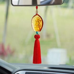 虚空藏菩萨汽车挂件平安符车内饰品摆件挂件男生车载挂坠高级吊饰