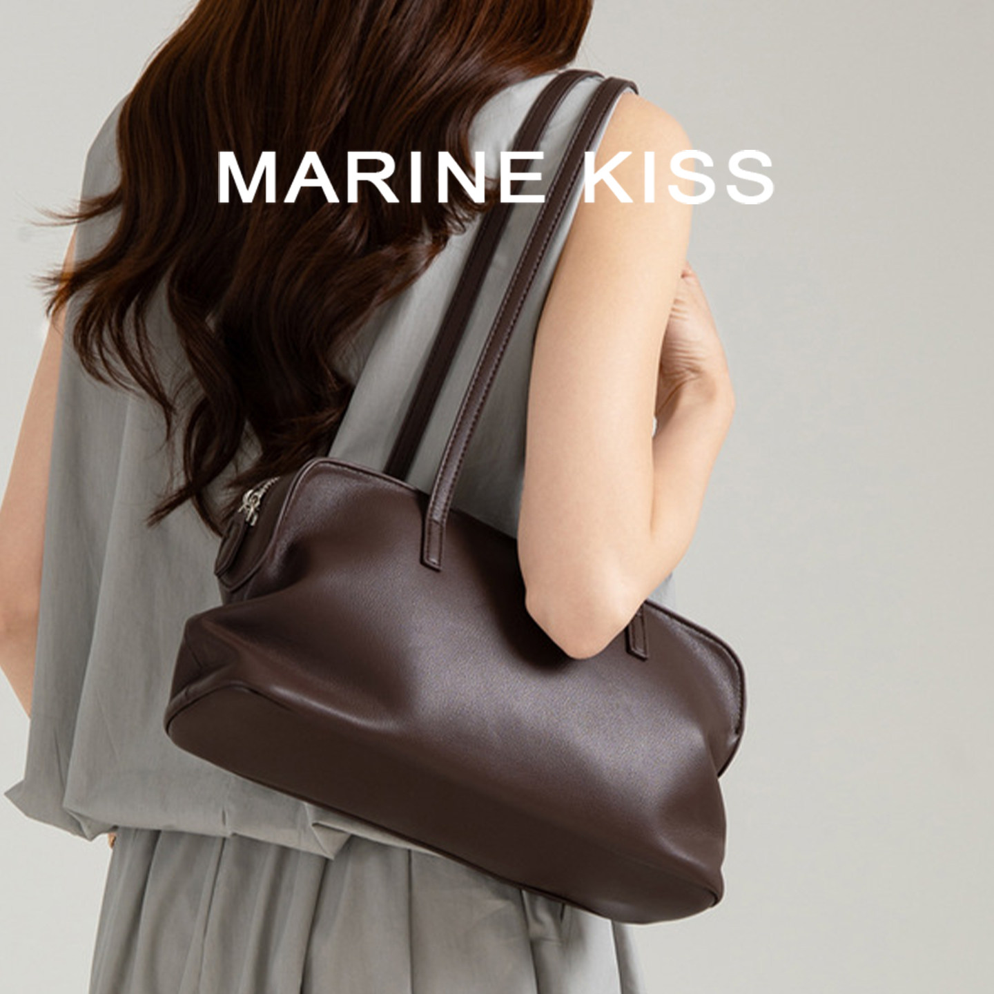 MARINEKISS单肩包通勤托特女包