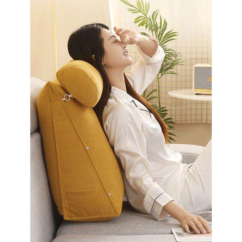 可调床头枕颈枕沙发三角垫软袋卧室榻榻米床腰靠枕,居家布艺,床头靠垫,淘宝优惠券,粉丝福利购,淘宝优惠卷