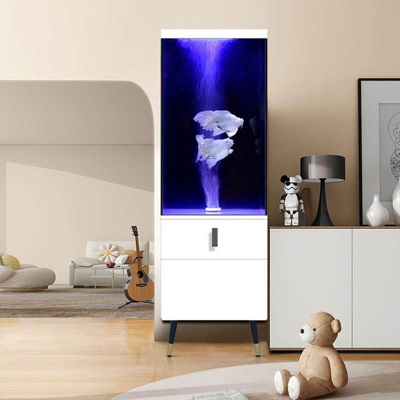 2025LTH新款水族厅箱白玻璃金鱼落超缸客中小型家用立式地生态底,宠物/宠物食品及用品,桌面缸,淘宝优惠券,粉丝福利购,淘宝优惠卷