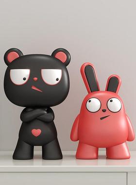 面趣味摆件爱办qw001公室工位桌解压房创意可儿童间装饰品客厅治