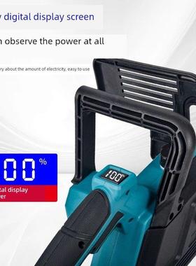 适配电池12寸电锯电式锯电锯手持柴电炼锯45486砍树锂户外伐木充