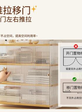 桌面儿童小架亚克力多书功能台面柜子宿舍舍收纳置物书储230914物