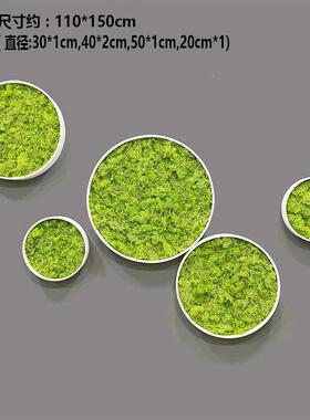 彷永生苔藓真壁挂相框彷绿植高墙上装饰欧KKZ品北客厅玄关彷真墙