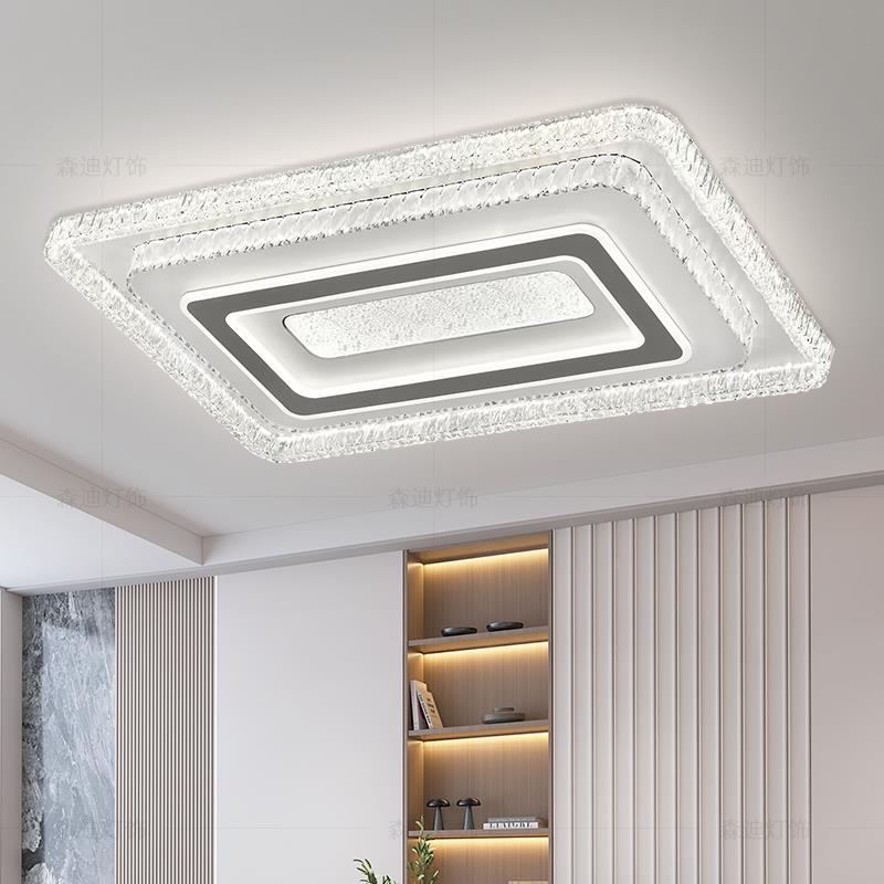 2全02中5新款厅吸顶灯简MXV约现客代大气大厅主灯护眼饭厅卧室山