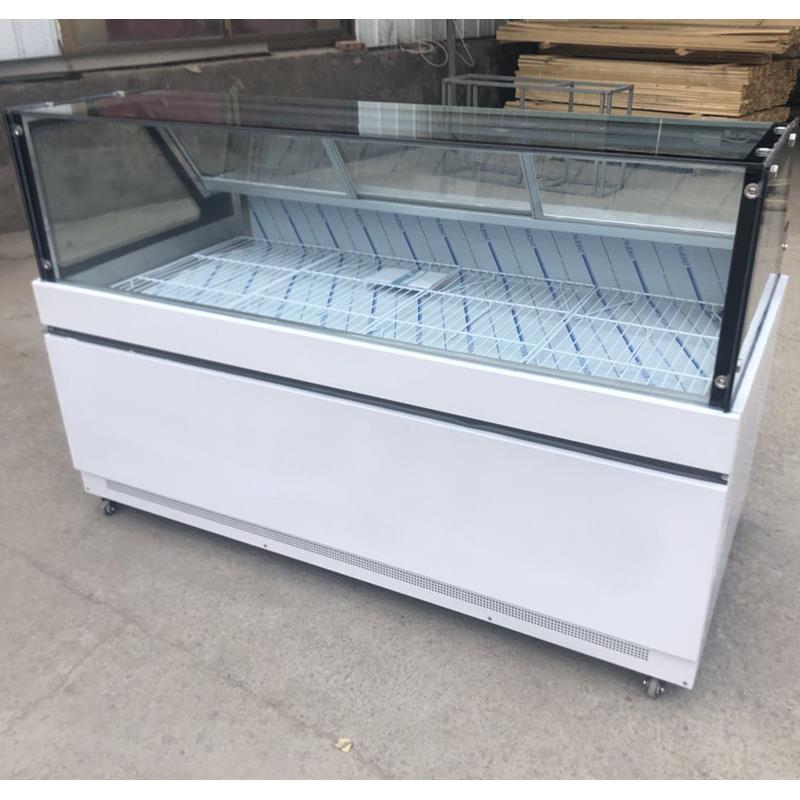 冷藏直柜角商冷凉用单双温熟食柜保鲜柜点菜烧烤展IPY示菜冻鸭脖