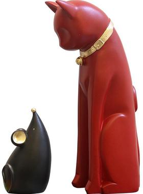 少女心TT1284治愈系件摆小摆创意家居房猫间布置设可爱咪摆件书房