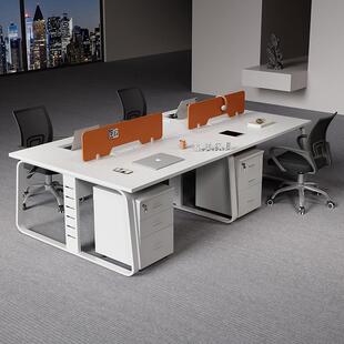 深圳现代室办公桌椅组合员脑工位RFG4四6六人工作位座卡办公职员