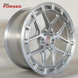 汽车轮毂拉丝银5x11220英寸锻造轮毂适用于bmwg30宝马g30轮圈