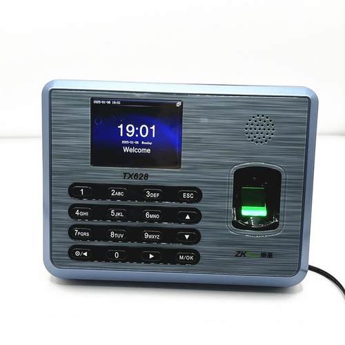 TX628英文指纹考勤机中控英文考勤机英文外贸考勤机可加ID/IC卡