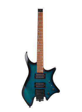 双摇金属摇滚无头电吉他带音箱斯坦伯格黄贯中演奏电吉他