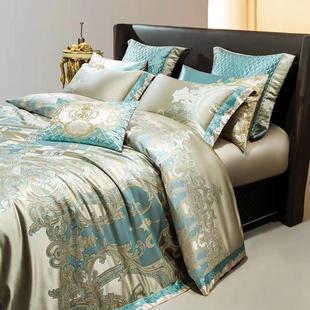 欧式 结婚床品婚庆六八十件套 床上用品四件套别墅样板间十件套美式