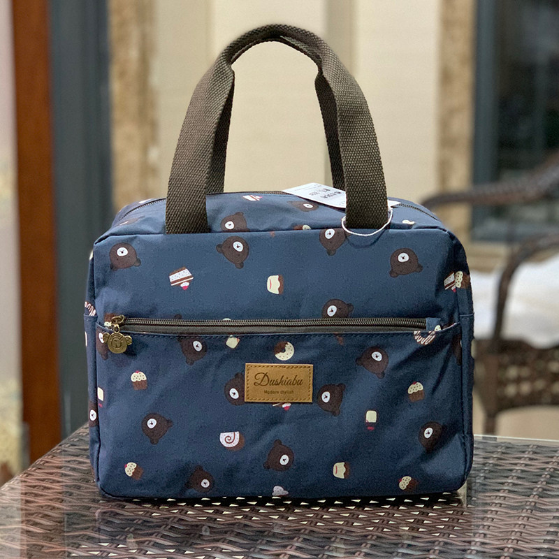 防水牛津布手提包上班族学生带饭B便当包饭盒袋子大容量妈咪手拎,收纳整理,饭盒袋,淘宝优惠券,粉丝福利购,淘宝优惠卷