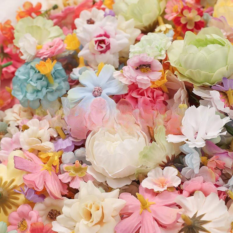 仿真小花朵混搭材料包 绢花头饰花环手工材料花环裙撑婚庆布景,家居饰品,仿真花/假花,淘宝优惠券,粉丝福利购,淘宝优惠卷