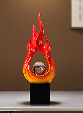 红红火火招财装饰摆件客厅玄关酒柜电视柜办公室桌面开业乔迁礼物