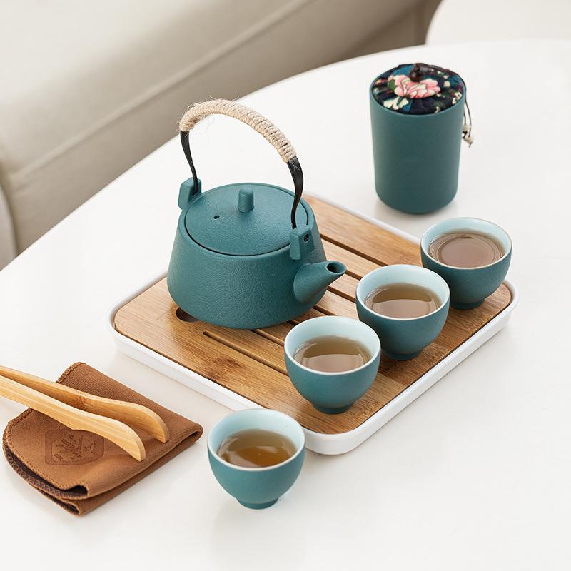 宿舍茶具办公室茶具单人女士便携茶壶学生泡茶办公室喝茶神器厂家