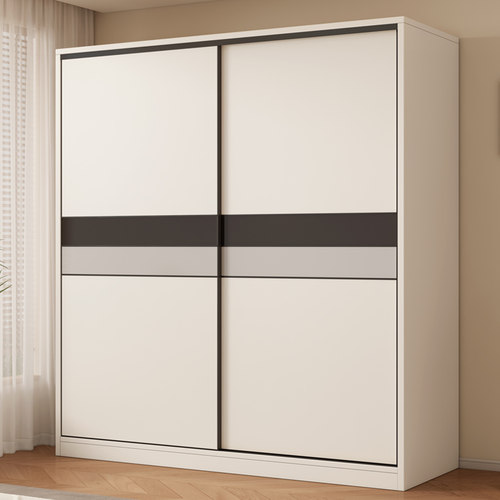 简约推拉门衣柜家用卧室衣橱柜子