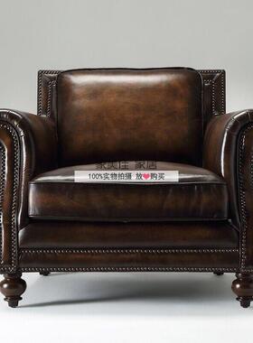 轻奢真皮沙排发创客厅现代简约小户型意头牛皮直四JMJ-PY10层人位