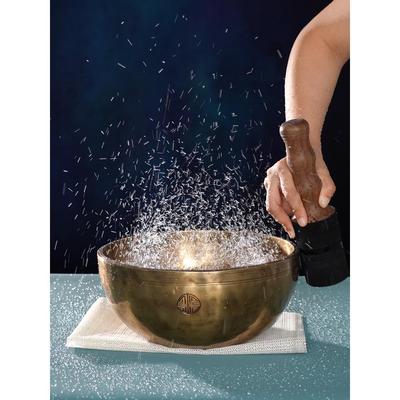 满月钵尼泊唱颂钵纯手工加厚冥想瑜伽钵器盂铜钵音加厚满月钵尔疗