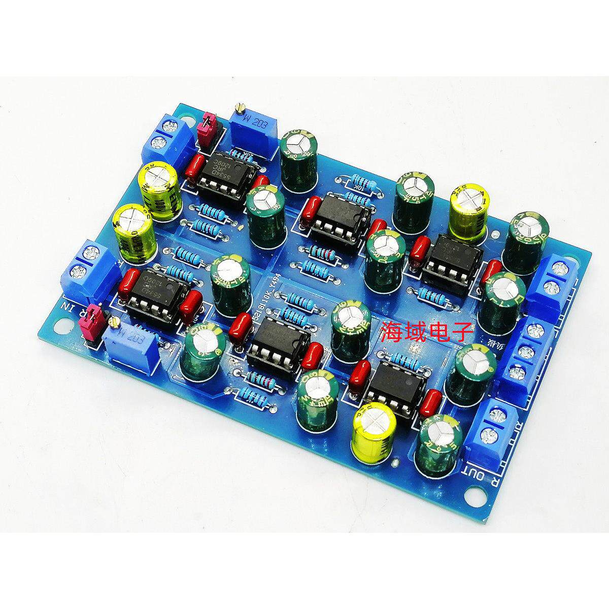 德G60LAZ1前板发H烧IFI级音响功放前置运0放缓冲放大校音调板成品