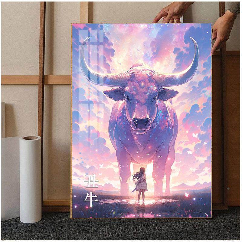 霸粉晶版十DY3037-4二砖生肖钻石画满钻气新款高级手工字贴钻十绣,居家布艺,钻石绣,淘宝优惠券,粉丝福利购,淘宝优惠卷