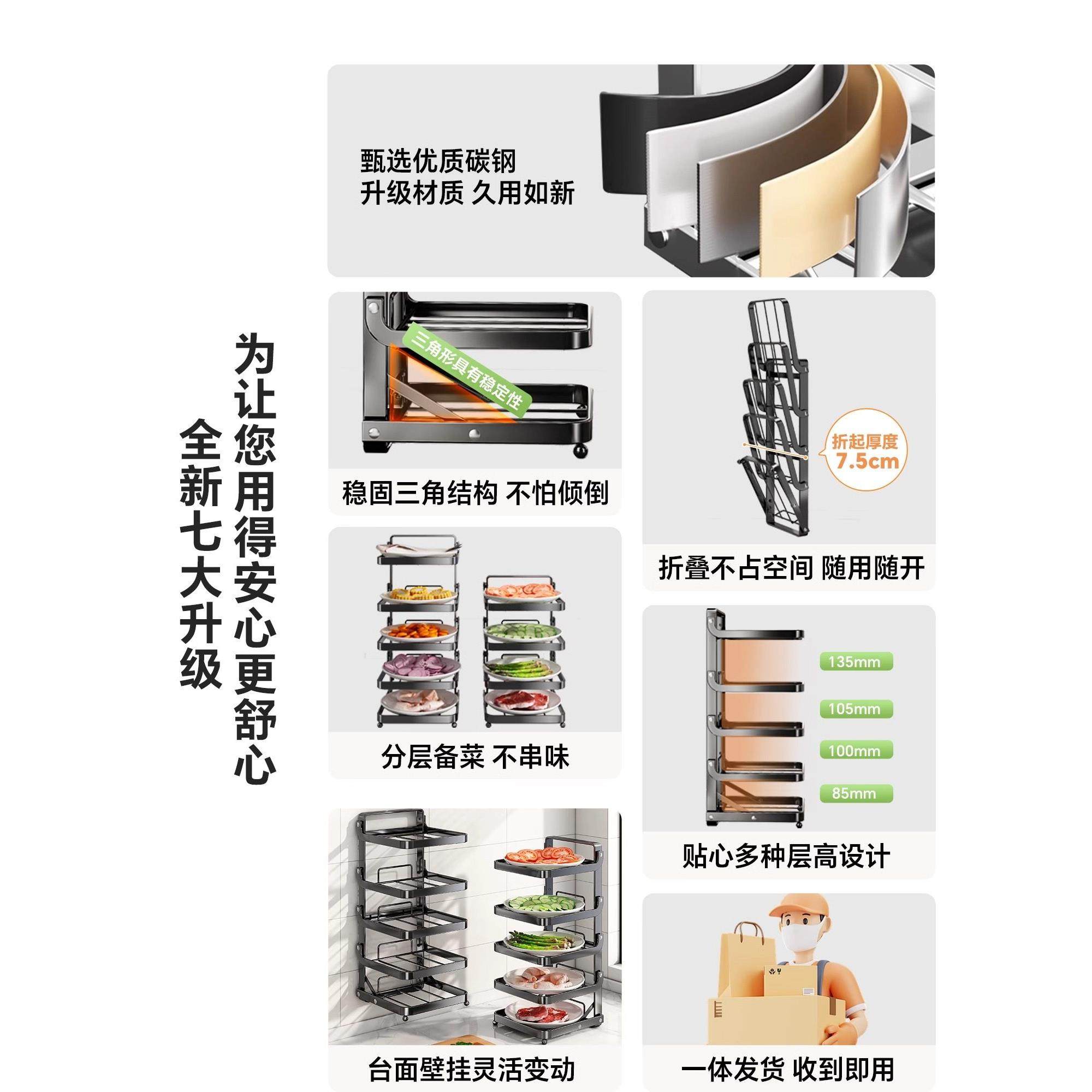 厨房功能配菜多盘多层pc2685收纳盘子用火备菜托盘菜锅家盘神器置,厨房/烹饪用具,配菜/备菜盘,淘宝优惠券,粉丝福利购,淘宝优惠卷