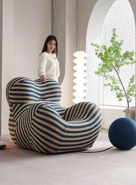 懒90210沙躺发妈妈的怀抱可可睡阳台人单人发沙椅网红落地座椅靠