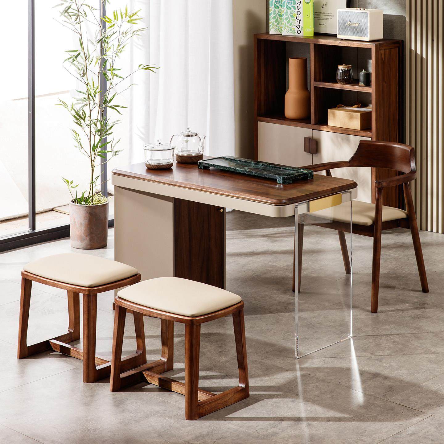 阳台桌椅组合实木干泡现代简约两用桌202新款轻书奢茶家5用小茶台,住宅家具,家用茶台/茶桌,淘宝优惠券,粉丝福利购,淘宝优惠卷