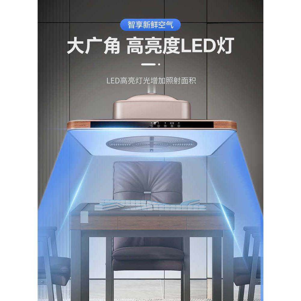 大麻将灯加直外排烟灯棋牌室空气净化器专用楼馆OKQ房会茶抽所烟